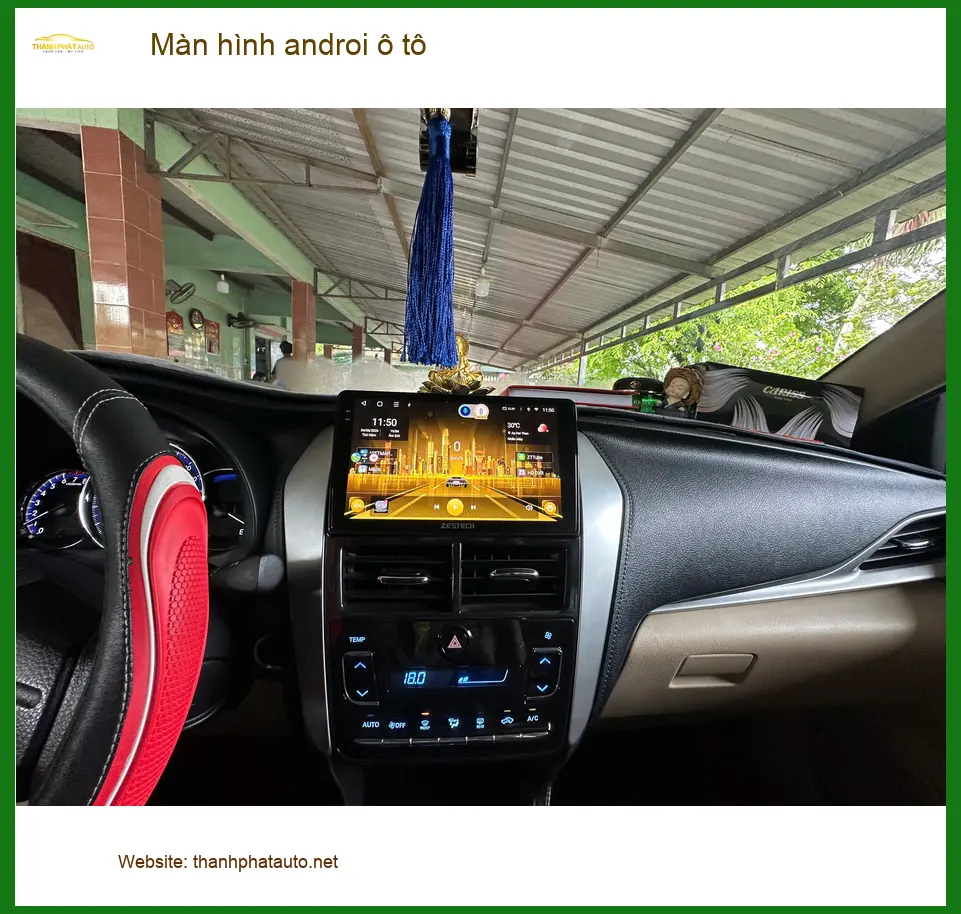 Chị Mai Phương Hyundai Accent lắp màn hình Android ô tô tại Thủ Đức uy tín ảnh thực tế 4