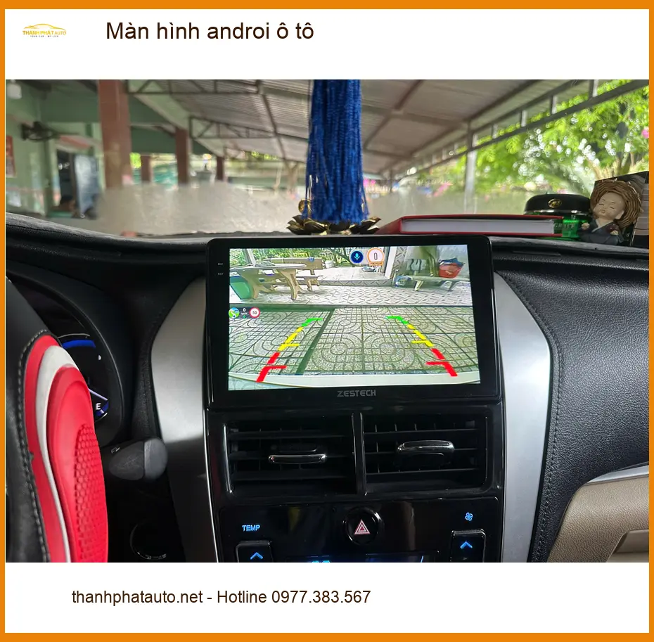 Chị Mai Phương Hyundai Accent lắp màn hình Android ô tô tại Thủ Đức uy tín ảnh thực tế 5
