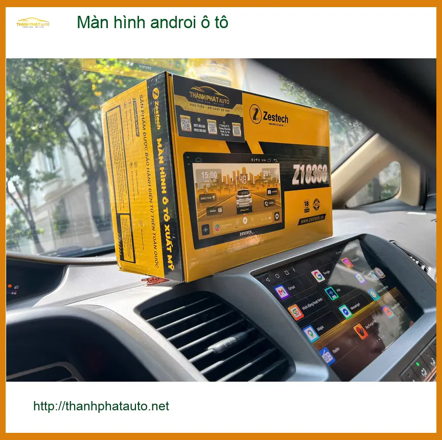 Anh Việt lắp màn hình Android ô tô cho Mazda 3 tại Quận 2 vì màn zin quá cũ