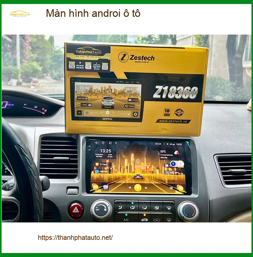 Anh Việt lắp màn hình Android ô tô cho Mazda 3 tại Quận 2 vì màn zin quá cũ ảnh thực tế 3