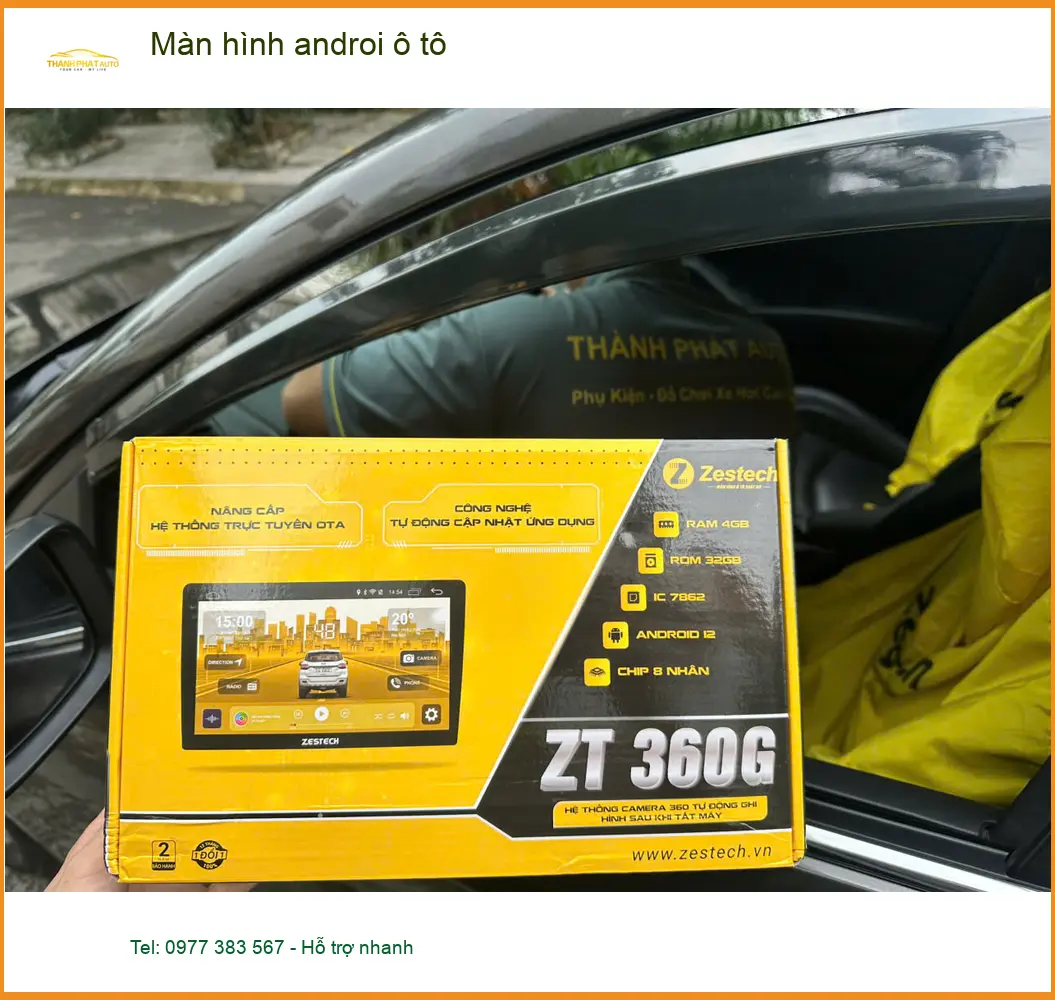 Anh Quý lắp màn hình Android ô tô cho Honda HR-V tại Thủ Đức để tiện di chuyển ảnh thực tế 3