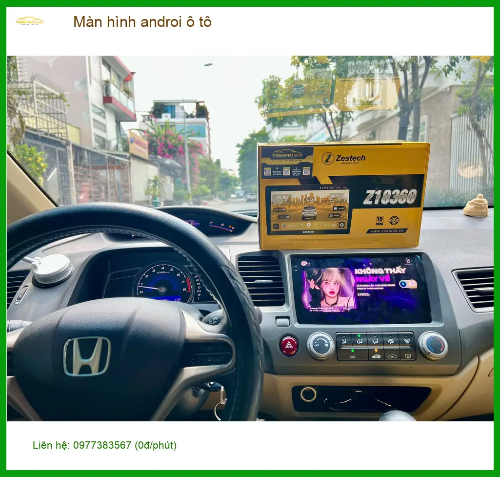 Chị Lan Anh gắn màn hình Android ô tô cho Kia Seltos tại Thủ Đức ảnh thực tế 5