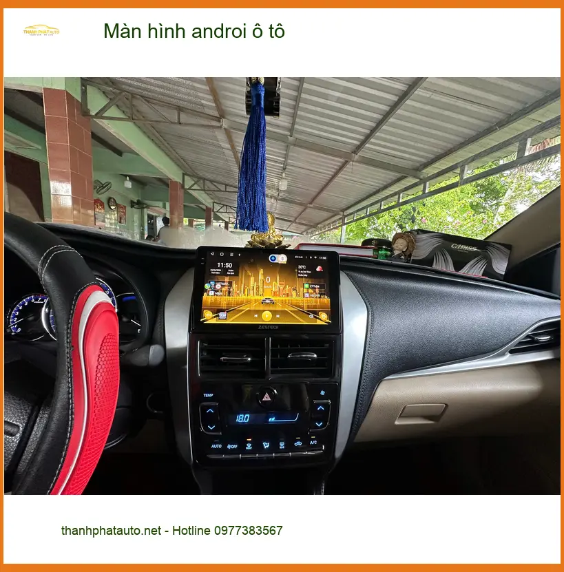 Anh Khang lắp màn hình Android ô tô tại Quận 9 cho Mitsubishi Xpander