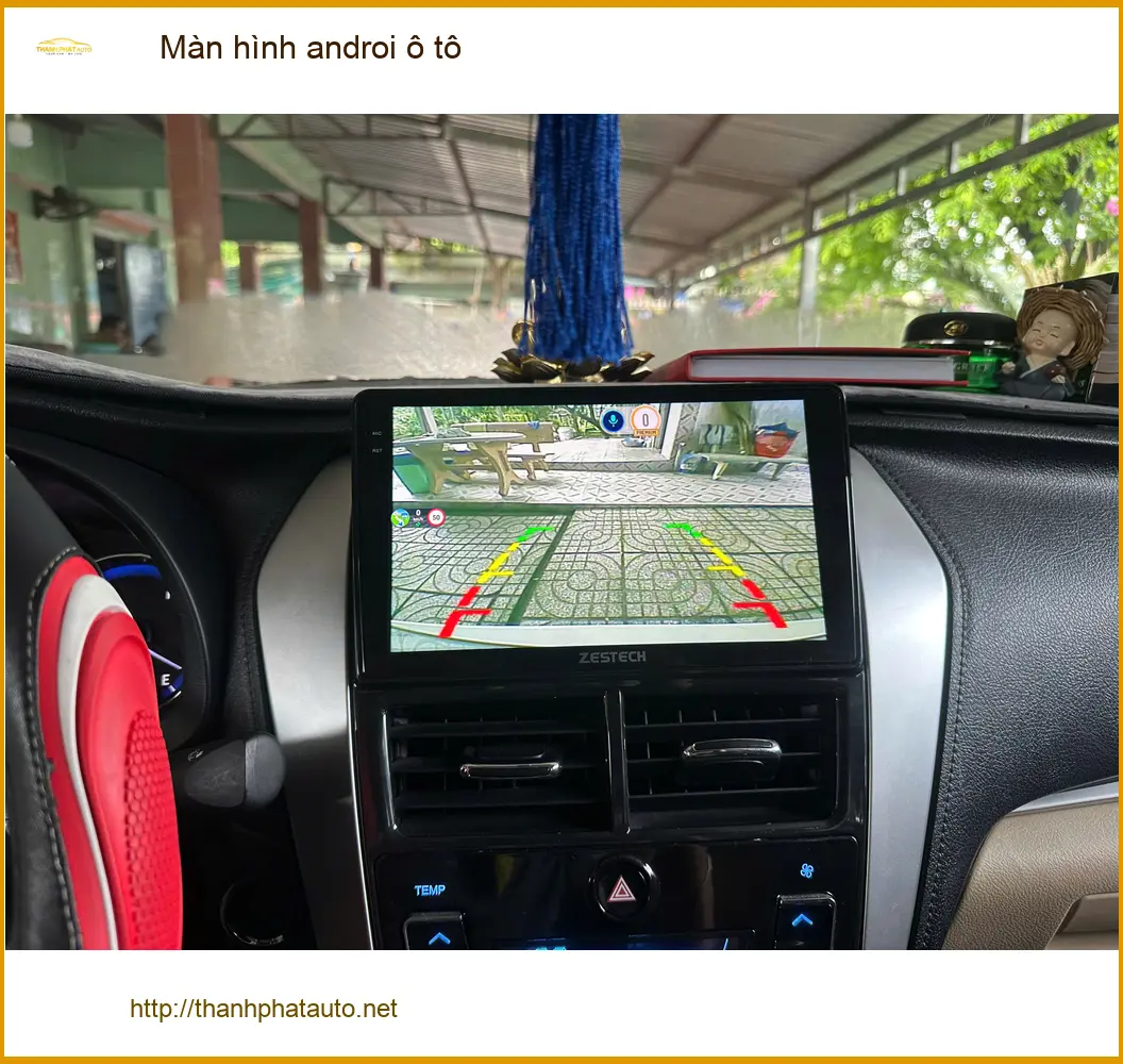 Anh Khang lắp màn hình Android ô tô tại Quận 9 cho Mitsubishi Xpander ảnh thực tế 3
