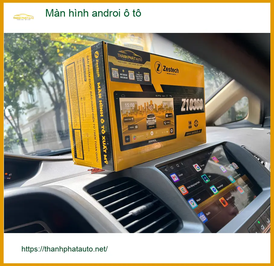 Anh Tú lắp màn hình Android ô tô cho Toyota Vios gần nhà ở Quận 8 ảnh thực tế 3