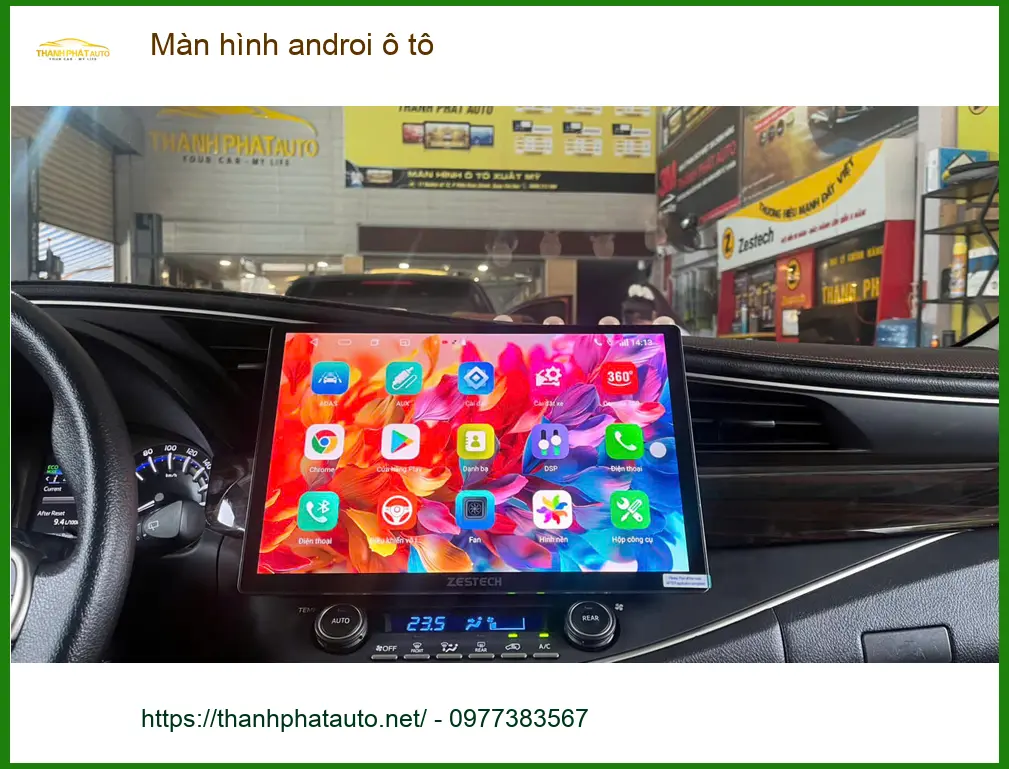 Chị Hằng nâng cấp màn hình Android ô tô cho Hyundai Accent ở Quận Tân Phú