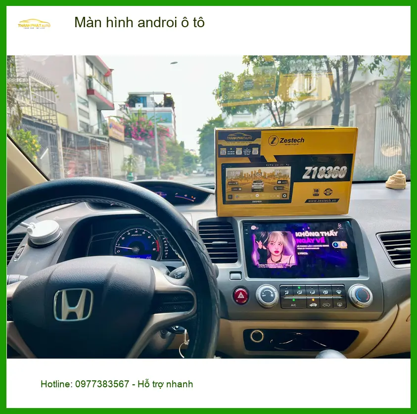 Chị Thảo nâng cấp màn hình Android ô tô Suzuki Swift tại Quận 12 ảnh thực tế 3