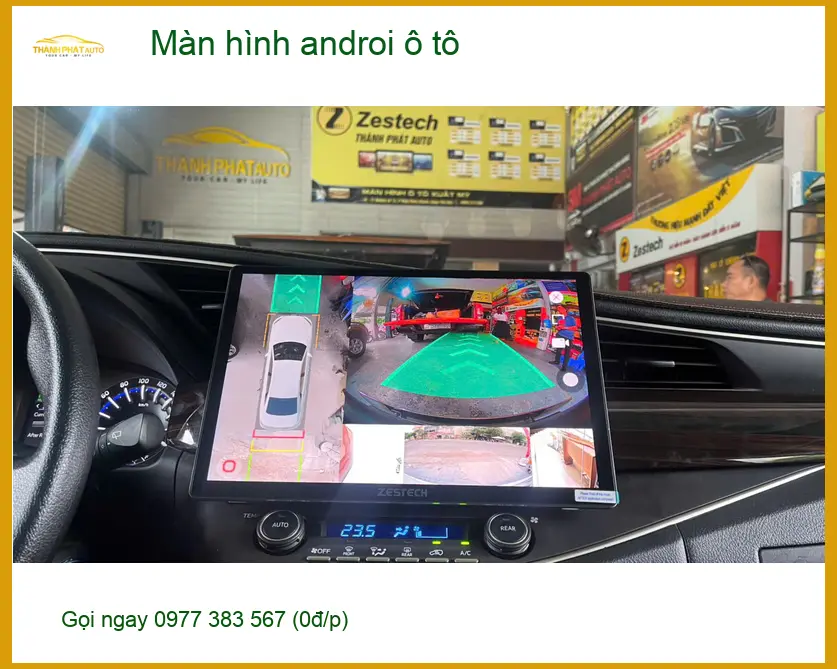 Chị Vân lắp màn hình android ô tô cho Mazda 3 tại Quận Bình Tân để tiện ích hơn ảnh thực tế 2