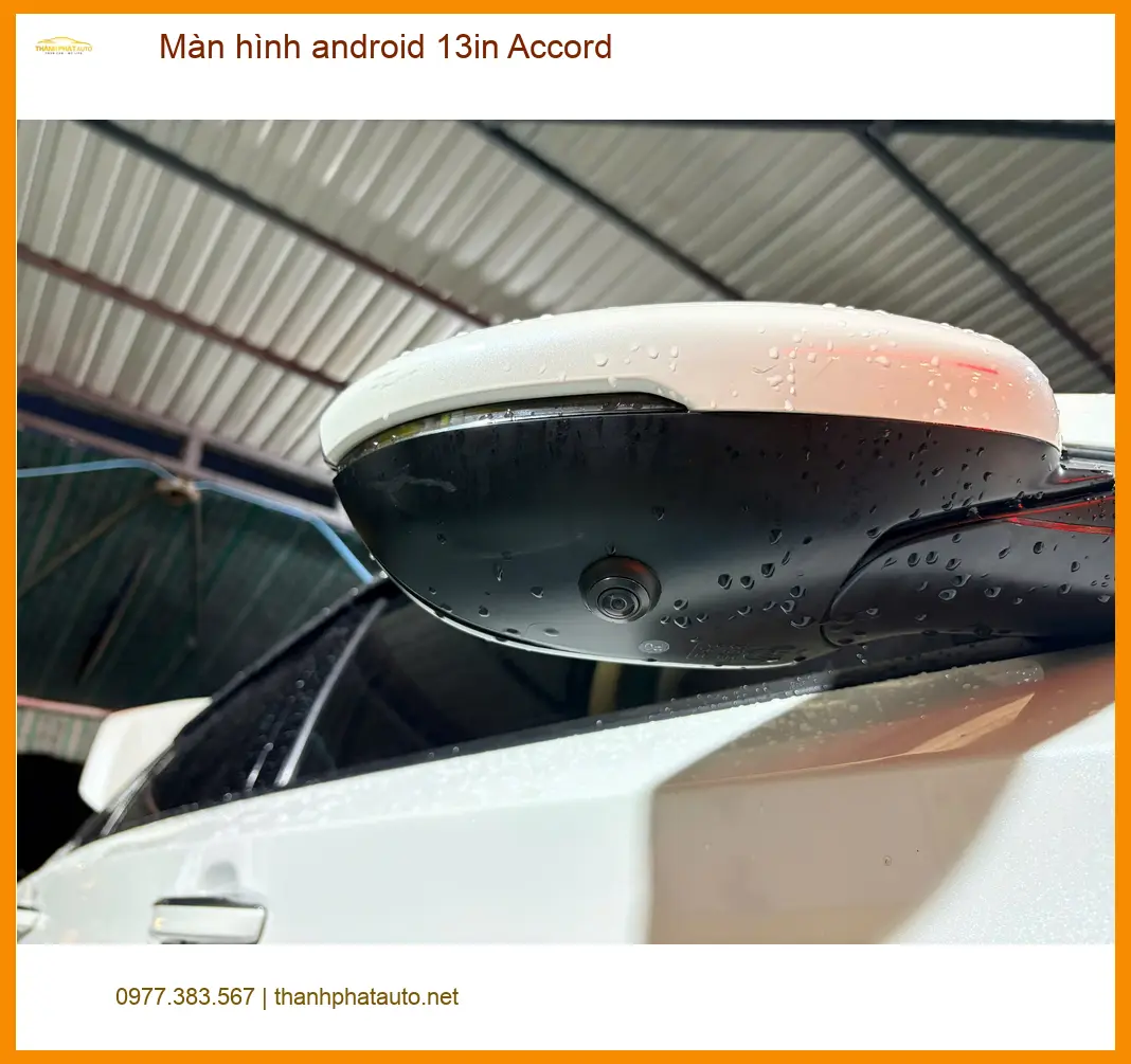 Anh Quang lắp màn hình Android 13in Accord tại Quận 6 để tiện đường đi
