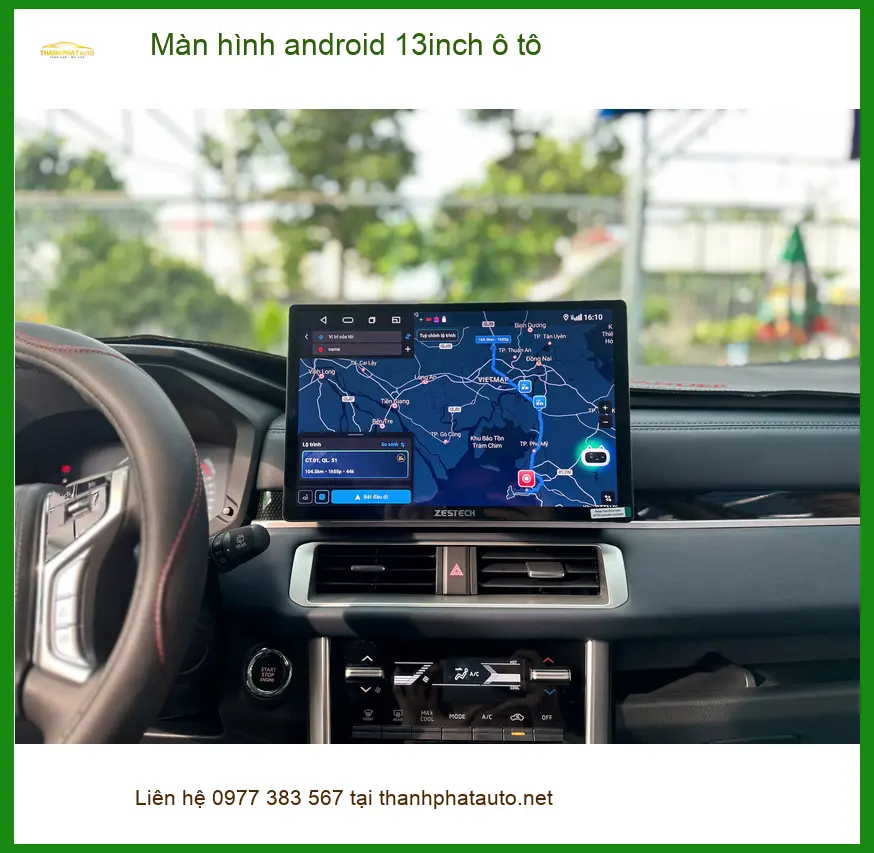 Chị Yến lắp Màn hình Android 13inch cho Honda HR-V tại Thủ Đức để giải trí và chỉ đường tiện lợi hơn ảnh thực tế 4