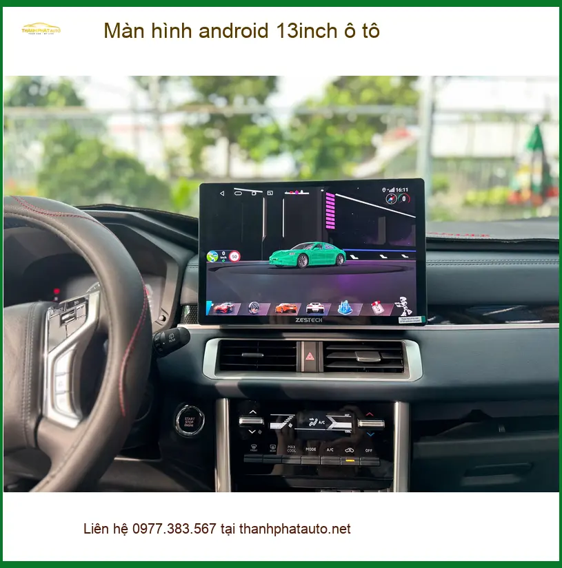 Anh Minh lắp màn hình android 13inch ô tô Mazda CX-5 tại Quận 2