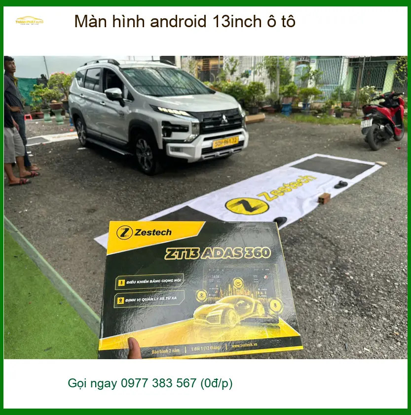 Anh Minh lắp màn hình android 13inch ô tô Mazda CX-5 tại Quận 2 ảnh thực tế 2