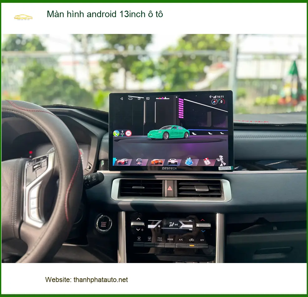 Chị Thùy Trang lắp màn hình Android 13 inch ô tô cho Kia Morning tại Quận 9. ảnh thực tế 4