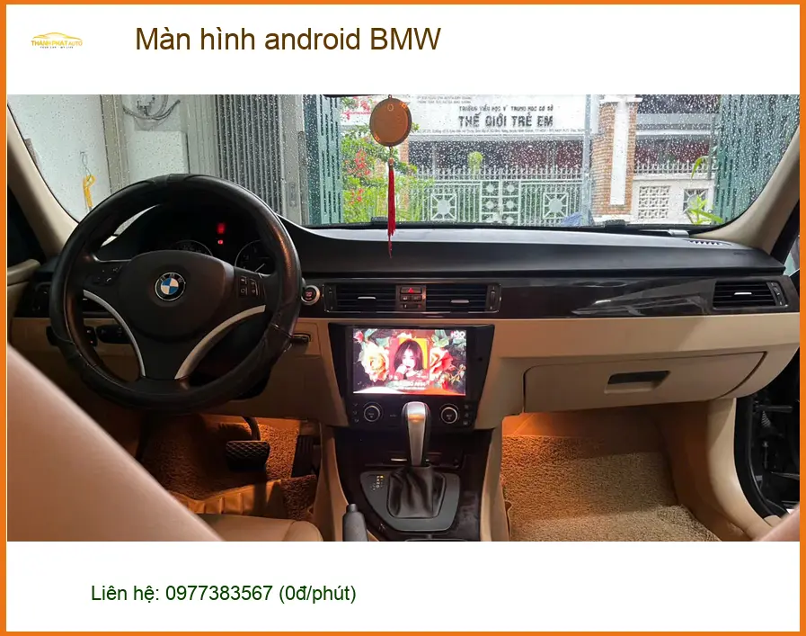 Anh Tùng lắp màn hình Android BMW X5 tại Nhà Bè để nâng tầm tiện ích lái xe ảnh thực tế 2