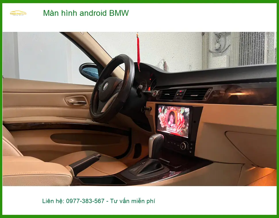 Anh Tùng lắp màn hình Android BMW X5 tại Nhà Bè để nâng tầm tiện ích lái xe ảnh thực tế 3
