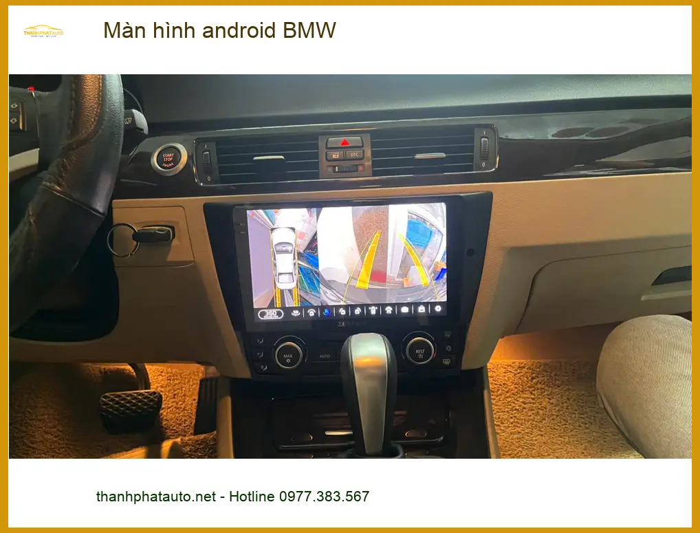 Anh Tùng lắp màn hình Android BMW X5 tại Nhà Bè để nâng tầm tiện ích lái xe ảnh thực tế 4