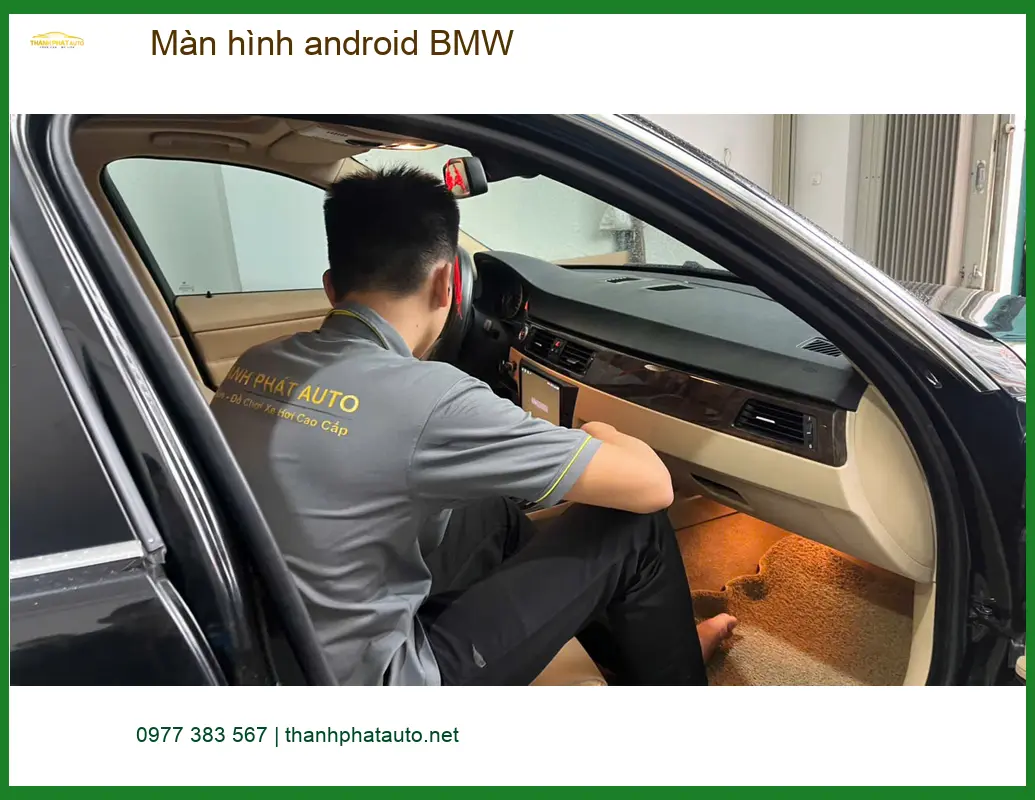 Anh Dũng lắp màn hình Android cho BMW X5 tại Quận 3 để trải nghiệm lái xe thông minh hơn ảnh thực tế 5