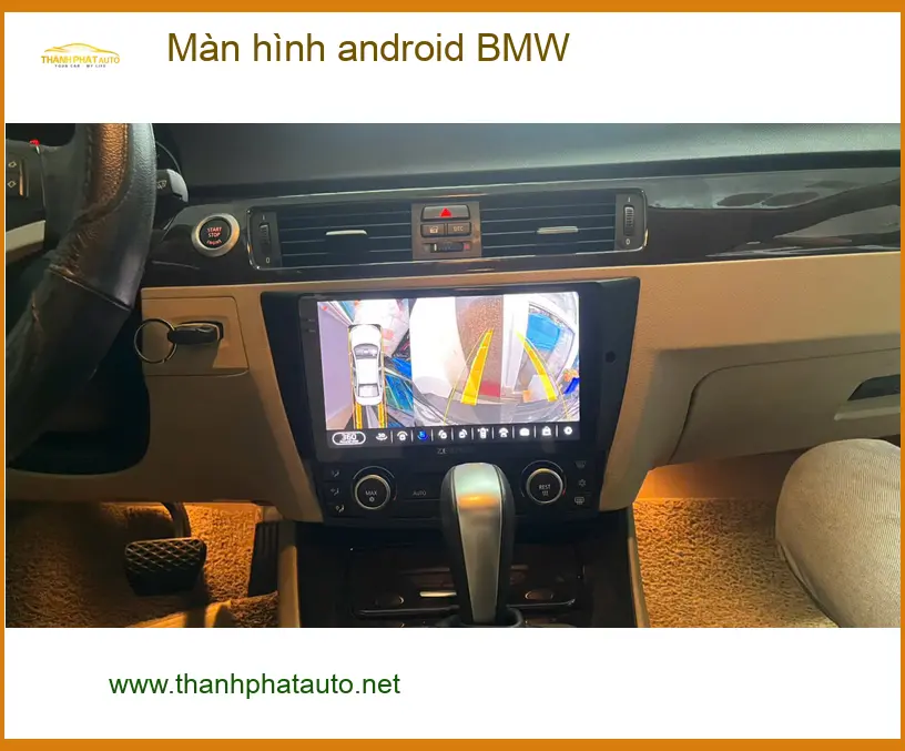 Chú Minh lắp màn hình Android BMW X5 tại Thủ Đức, tính năng vượt trội ảnh thực tế 2