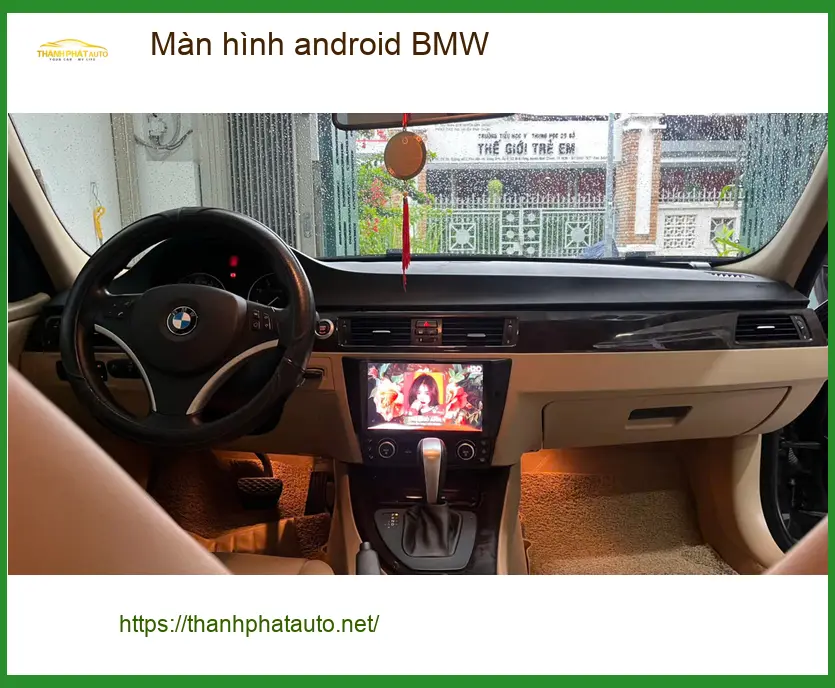 Chú Minh lắp màn hình Android BMW X5 tại Thủ Đức, tính năng vượt trội ảnh thực tế 5
