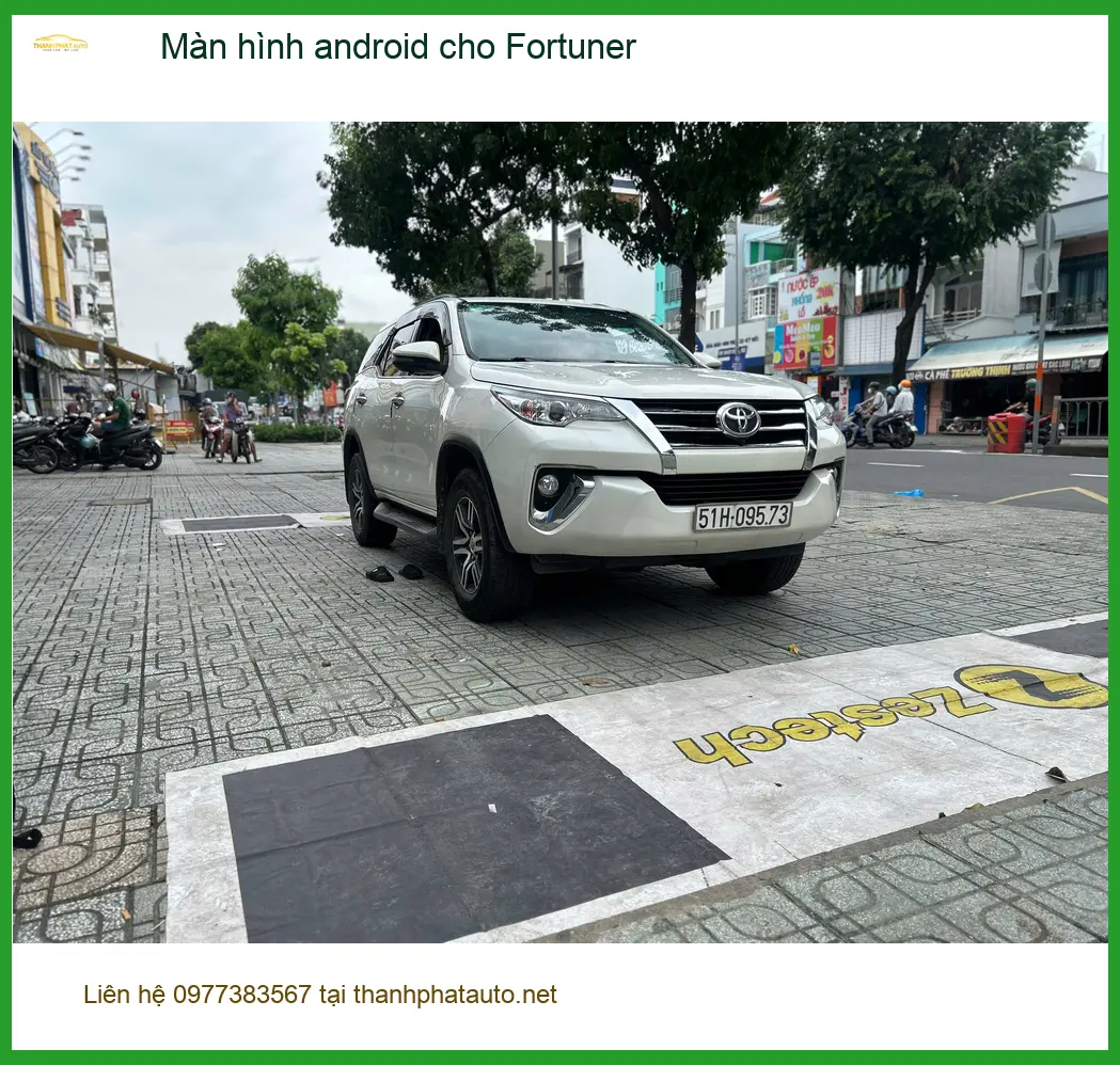 Anh Đạt lắp màn hình Android cho Fortuner tại Quận Phú Nhuận ảnh thực tế 4
