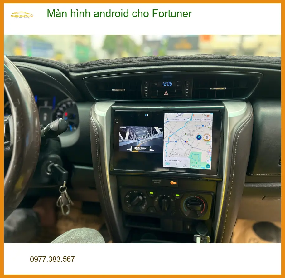 Anh Dũng lắp màn hình Android cho Fortuner tại Quận Thủ Đức để nâng tầm trải nghiệm ảnh thực tế 2