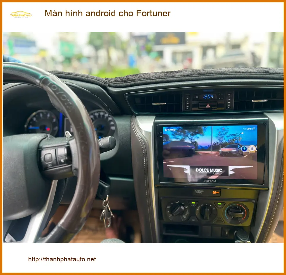 Anh Dũng lắp màn hình Android cho Fortuner tại Quận Thủ Đức để nâng tầm trải nghiệm ảnh thực tế 4