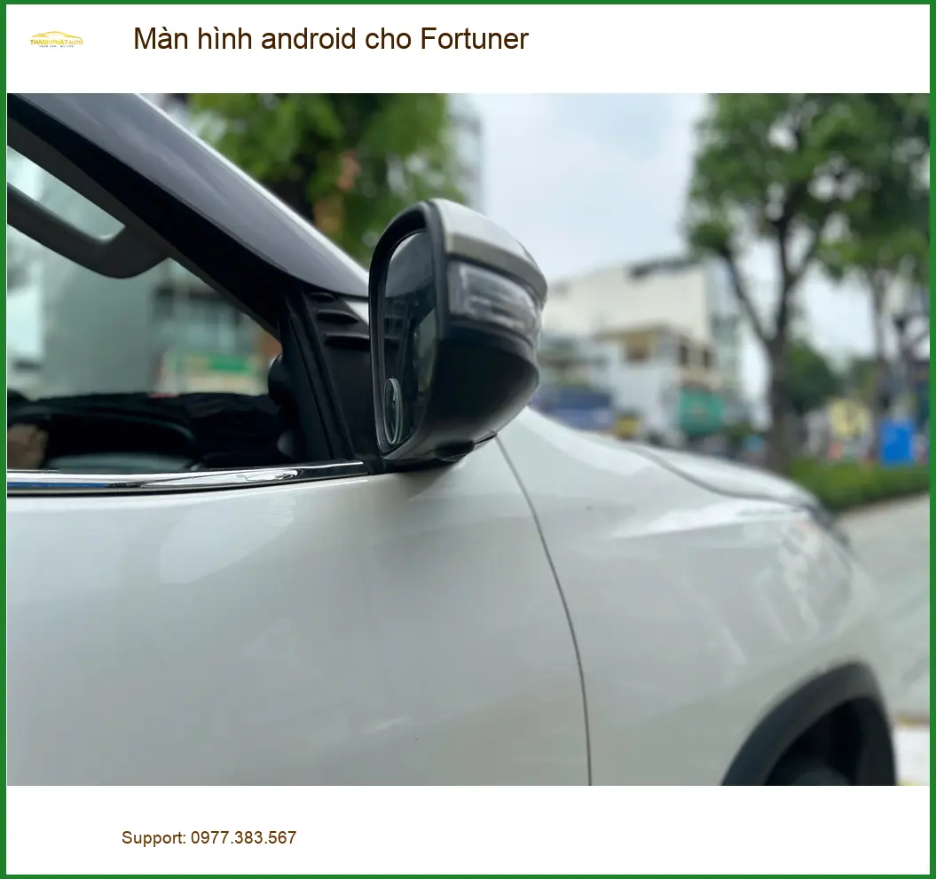 Anh Quang lắp màn hình Android chính hãng cho Fortuner tại Củ Chi ảnh thực tế 2