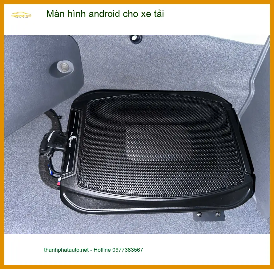 Bác Minh nâng cấp màn hình Android cho xe tải Hyundai Mighty tại Quận 3 vì màn cũ đã hỏng. ảnh thực tế 4