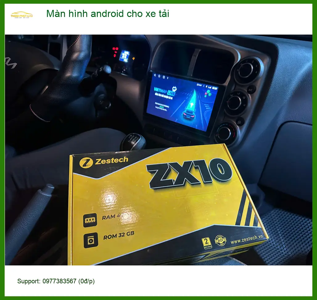 Anh Vỹ nâng cấp màn hình Android cho xe tải Isuzu D-Max tại Gò Vấp để có nhiều tính năng hơn