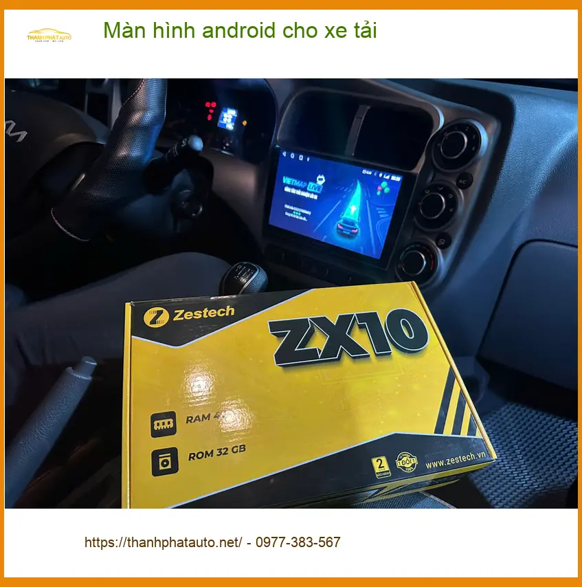 Anh Quang lắp màn hình Android cho xe tải Isuzu D-Max tại Quận 9 để tiện lợi hơn