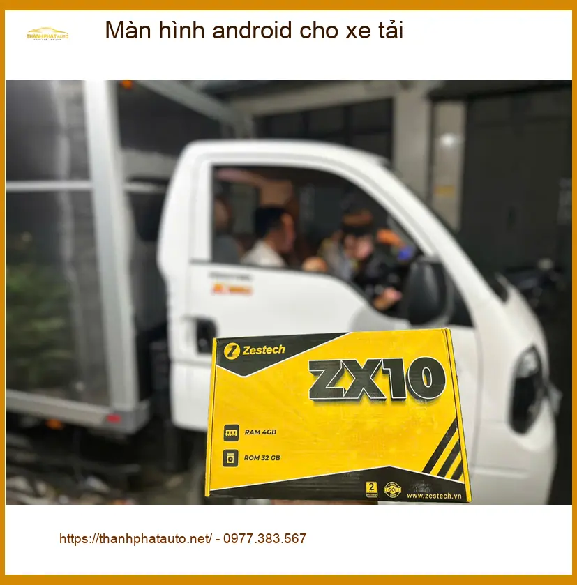 Anh Minh lắp màn hình Android xe tải tại Quận Tân Phú, tối ưu lộ trình ảnh thực tế 5