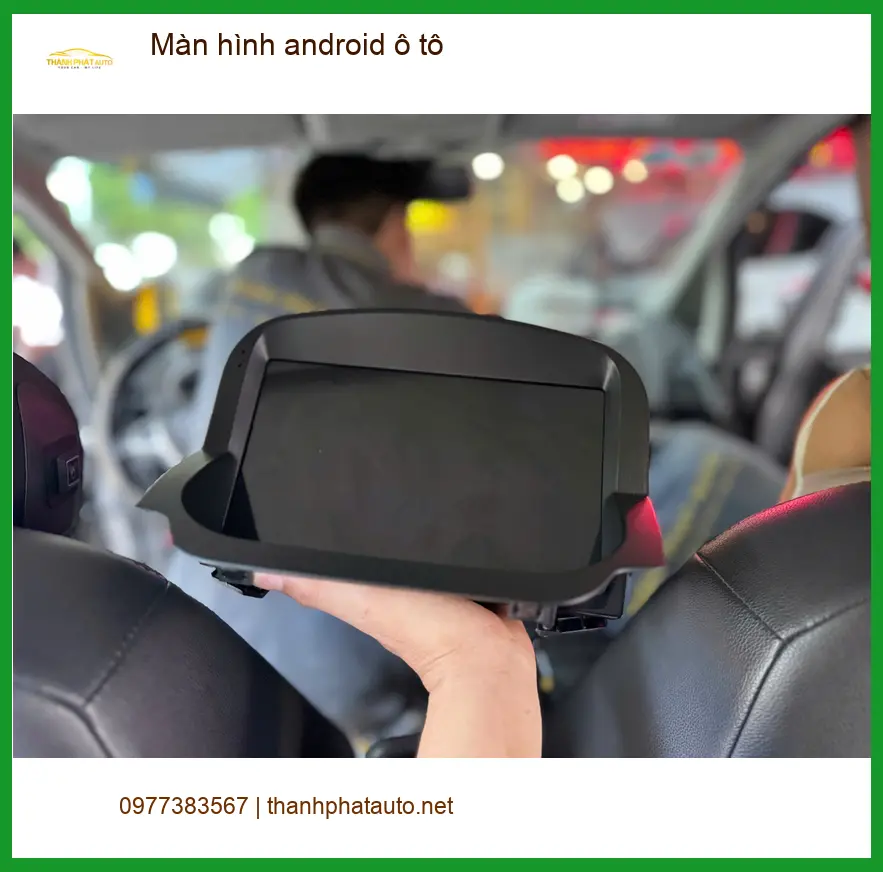 Chị Thảo lắp màn hình android ô tô cho Hyundai Accent tại Nhà Bè