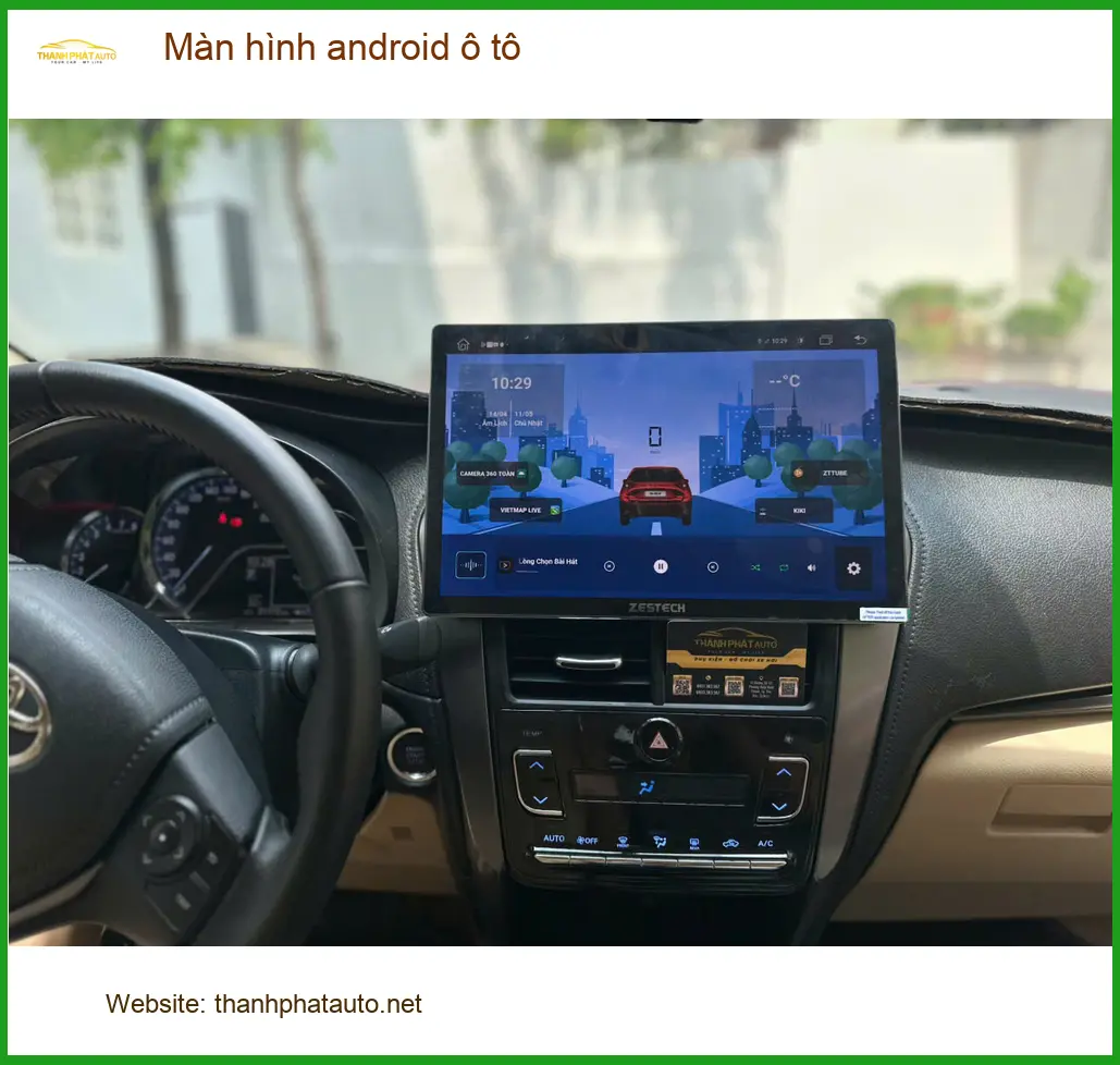 Anh Bách lắp màn hình Android ô tô Hyundai Kona Quận 8 chính hãng ảnh thực tế 2