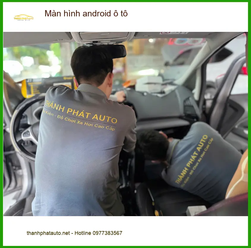 Chị Thảo lắp màn hình android ô tô cho Hyundai Accent tại Nhà Bè ảnh thực tế 2