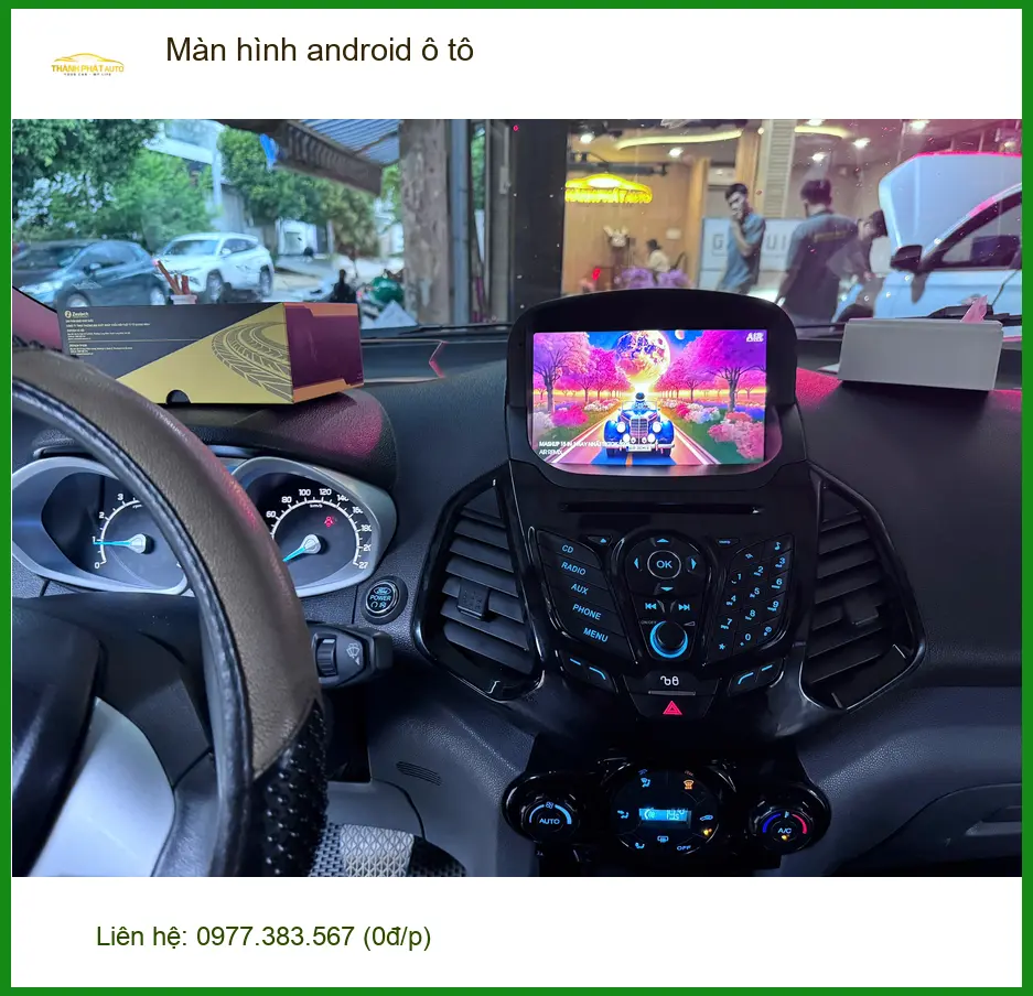 Chị Thảo lắp màn hình android ô tô cho Hyundai Accent tại Nhà Bè ảnh thực tế 3