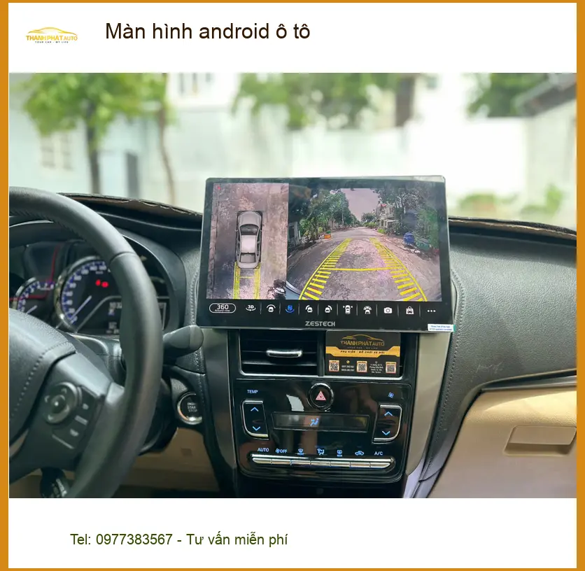 Chị Mai lắp màn hình Android ô tô Honda CRV tại Bình Thạnh vì màn hình cũ chậm