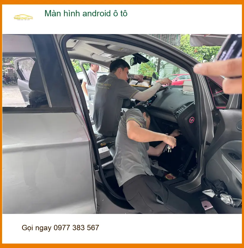 Chú Đạt lắp màn hình android ô tô cho Mitsubishi Xpander tại Hóc Môn