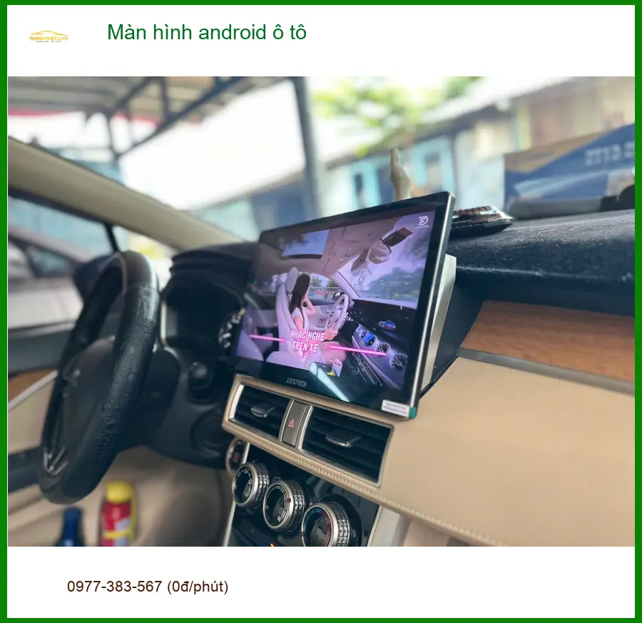 Chị Thanh nâng cấp màn hình android ô tô Honda CRV tại Quận 10 ảnh thực tế 2