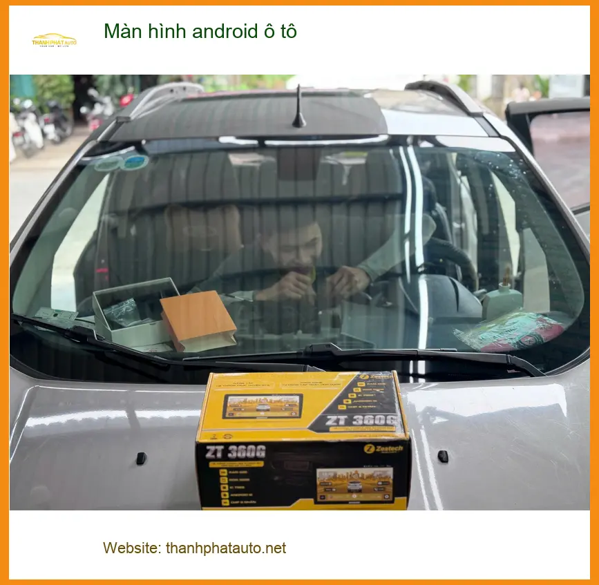 Chú Đạt lắp màn hình android ô tô cho Mitsubishi Xpander tại Hóc Môn ảnh thực tế 3