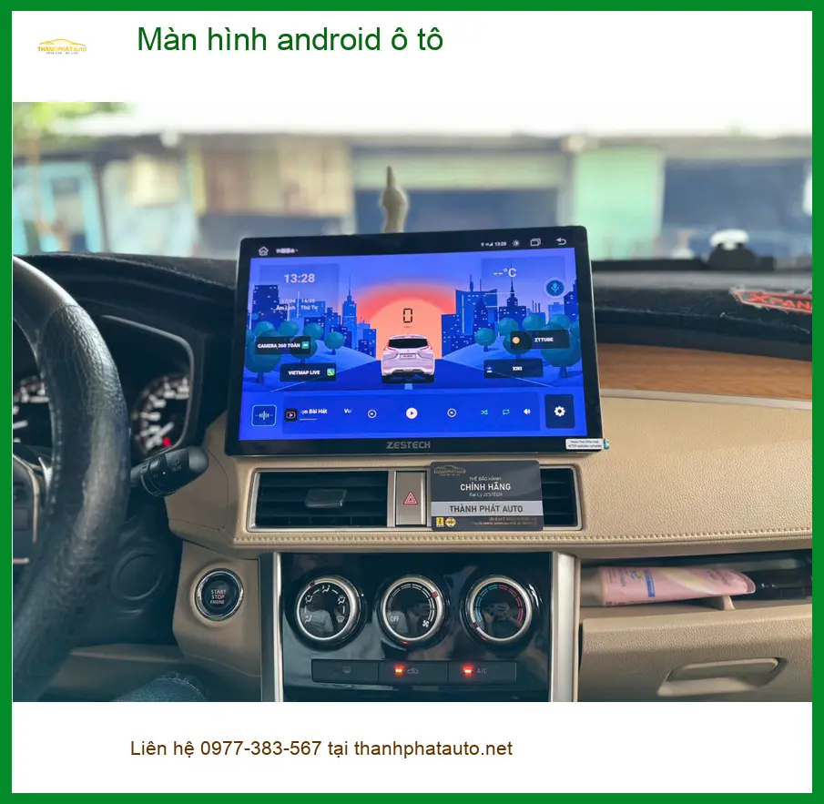 Chị Thanh nâng cấp màn hình android ô tô Honda CRV tại Quận 10 ảnh thực tế 3