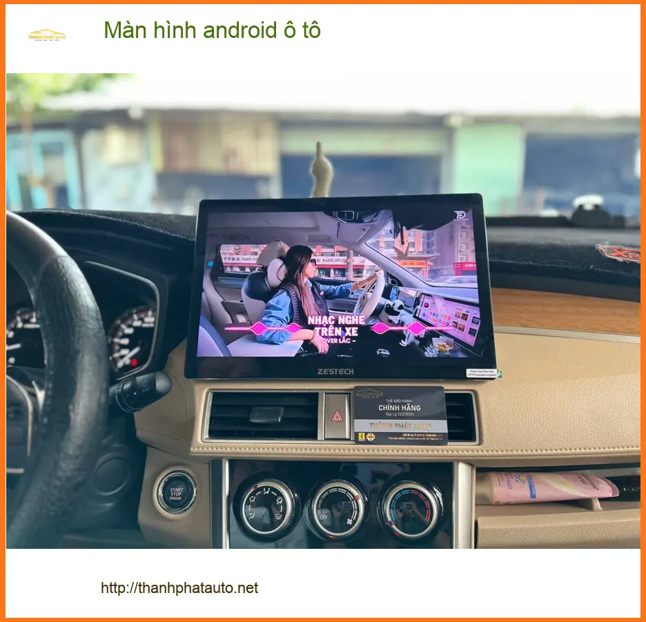 Chị Thanh nâng cấp màn hình android ô tô Honda CRV tại Quận 10 ảnh thực tế 4
