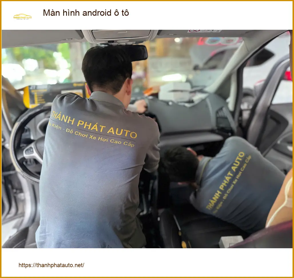 Chú Đạt lắp màn hình android ô tô cho Mitsubishi Xpander tại Hóc Môn ảnh thực tế 4
