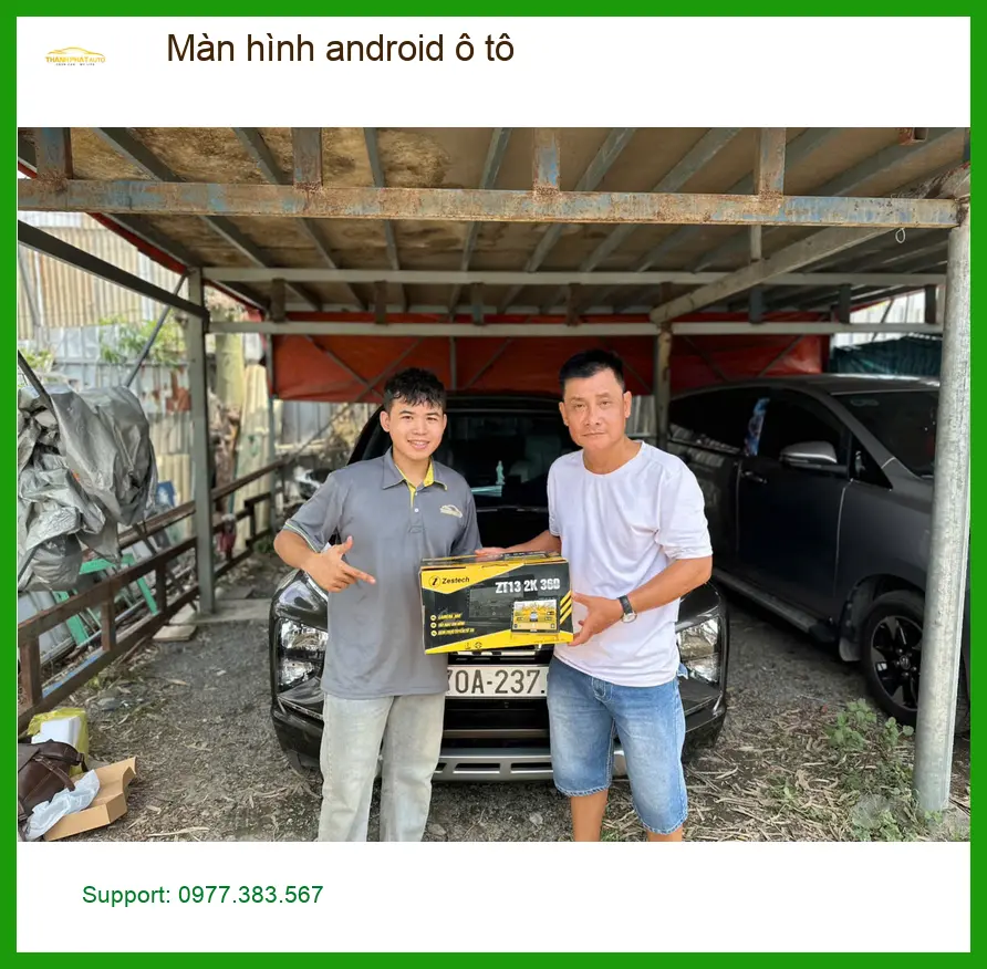 Chị Thanh nâng cấp màn hình android ô tô Honda CRV tại Quận 10 ảnh thực tế 5