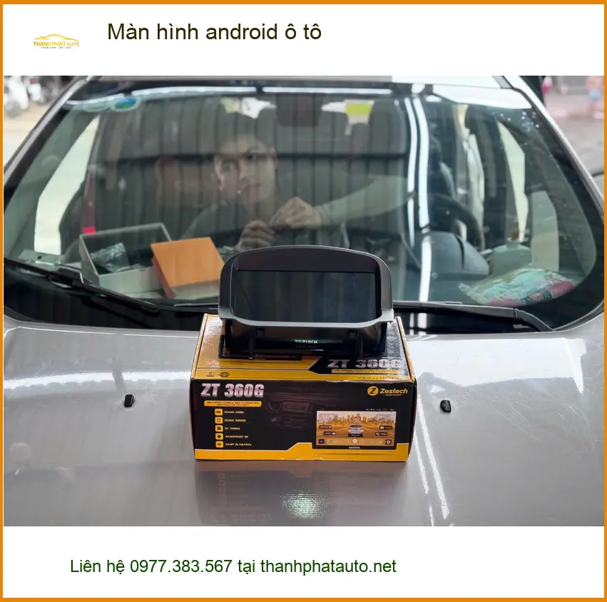 Chú Đạt lắp màn hình android ô tô cho Mitsubishi Xpander tại Hóc Môn ảnh thực tế 5