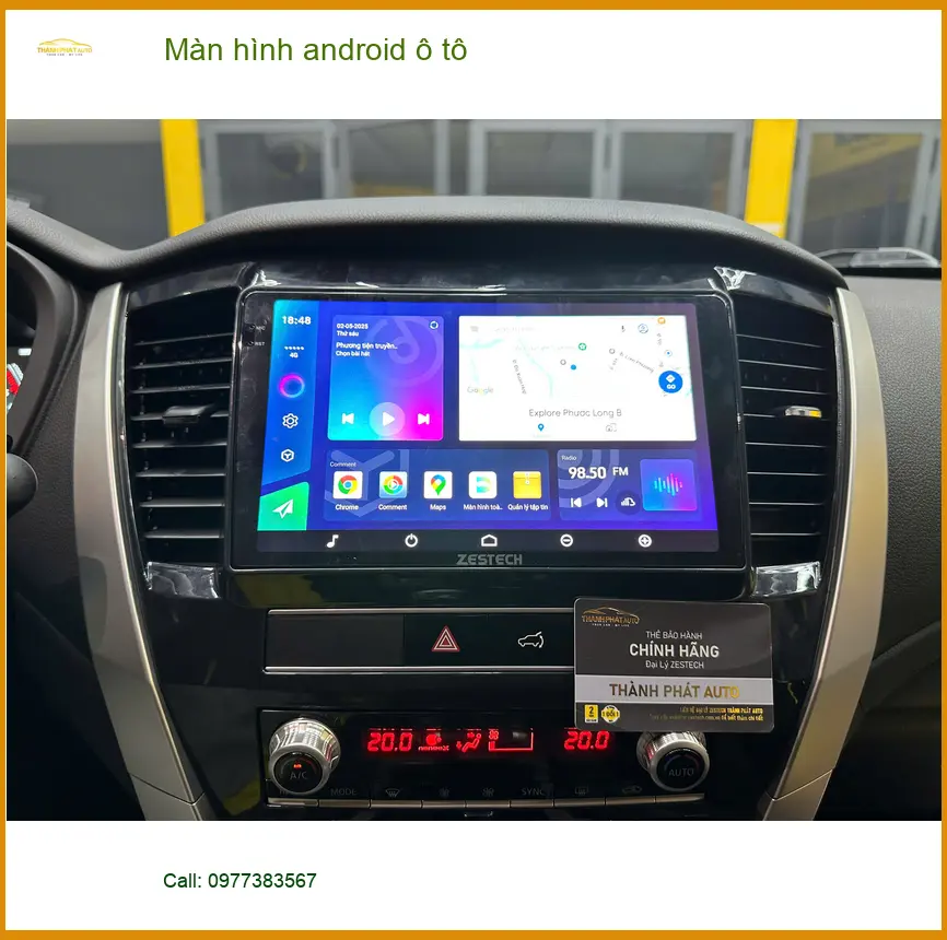 Anh Quang lắp màn hình android ô tô Hyundai Accent tại Quận Thủ Đức trải nghiệm công nghệ mới ảnh thực tế 2