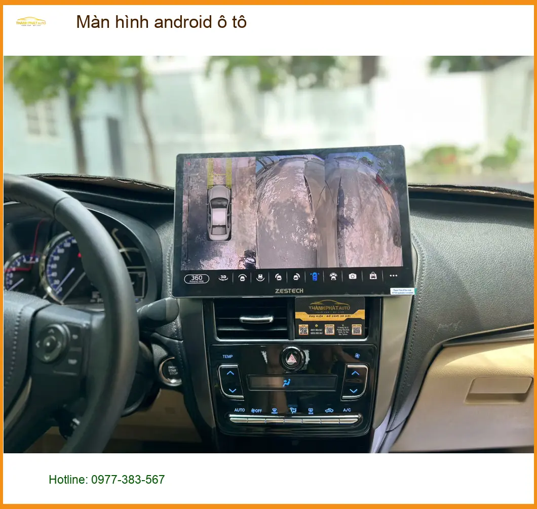 Chú Tiến lắp màn hình android ô tô cho Honda CR-V tại Hóc Môn để tiện chỉ đường