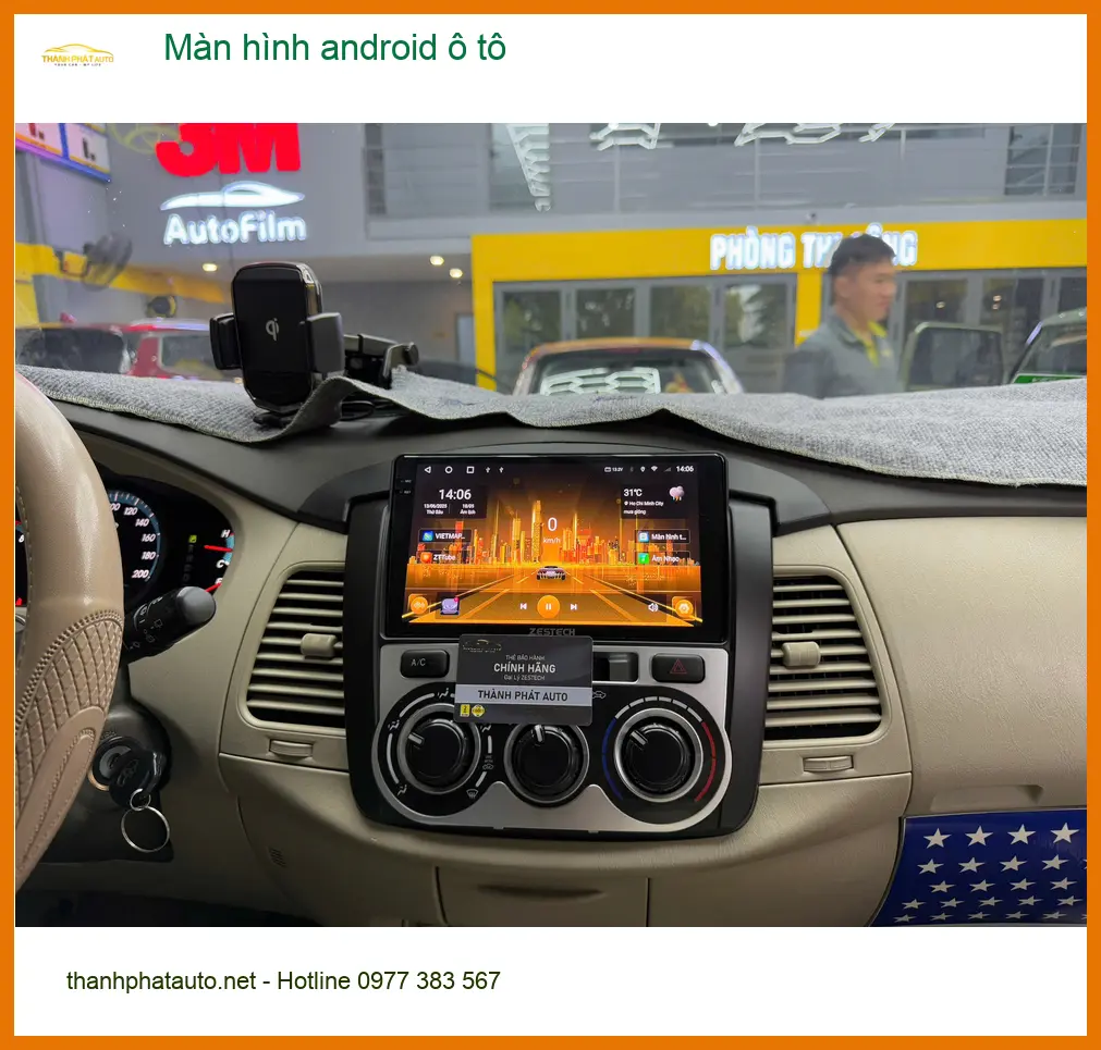 Anh Lâm lắp màn hình Android ô tô cho Hyundai Accent tại Quận Thủ Đức để nâng cao trải nghiệm lái