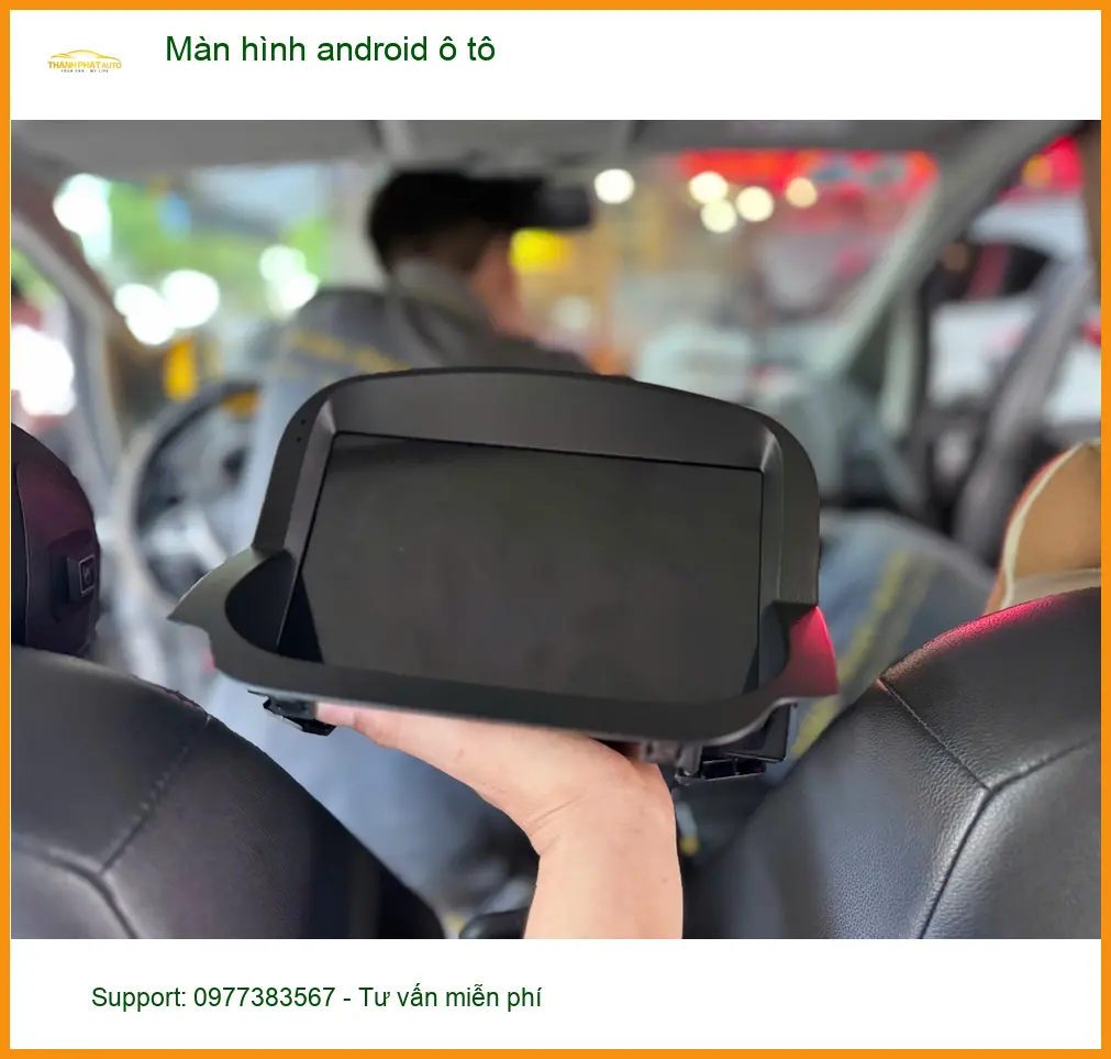 Anh Dũng lắp màn hình Android ô tô Hyundai Accent tại Quận 2 để nâng cấp tính năng giải trí