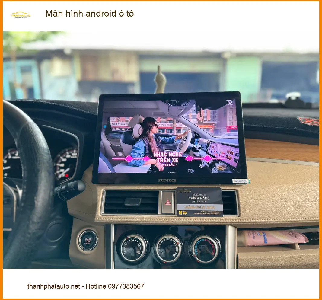 Anh Khôi lắp Màn hình android ô tô cho Accent ở Quận 9, tiện nghi hơn