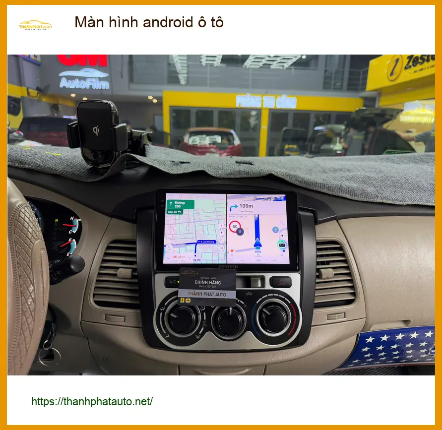 Anh Lâm lắp màn hình Android ô tô cho Hyundai Accent tại Quận Thủ Đức để nâng cao trải nghiệm lái ảnh thực tế 2